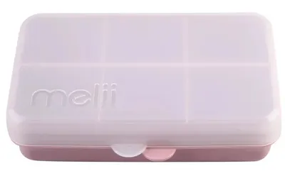 Cutie pentru mâncare Melii Luxe - Cu 6 compartimente, roz