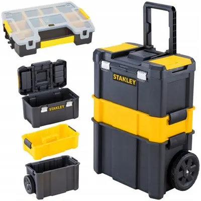 Set de valize Stanley - Essential, 2 piese, 10 compartimente