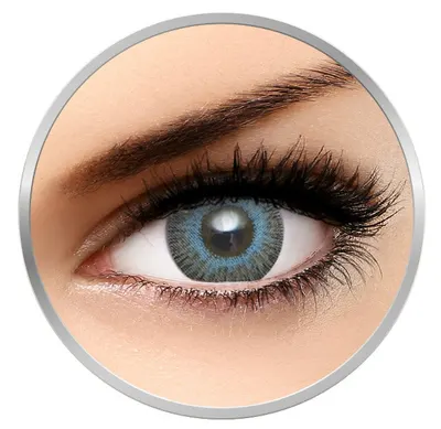 Fusion Grey/Blue 90 de purtari 2 lentile/cutie