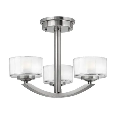 Plafoniera Meridian 3 Light Semi-Flush