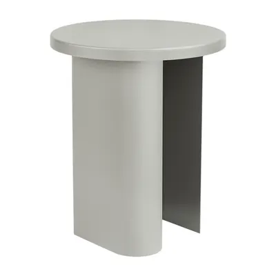 Măsuță auxiliară rotundă din metal ø 35 cm Sato – noo.ma
