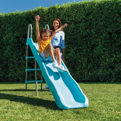 INTEX Tobogan Independent INTEX Albastru deschis 2,44 m