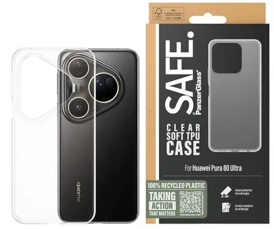 Husa SAFE - Clear soft, Huawei Pura 80 Ultra, transparent