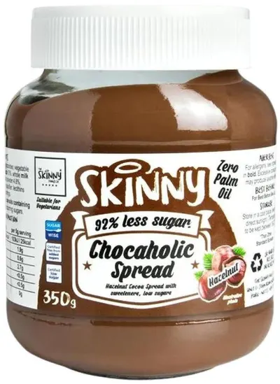 Vegan Chocolate Spread, Hazelnut, 350 g, Skinny Food Co