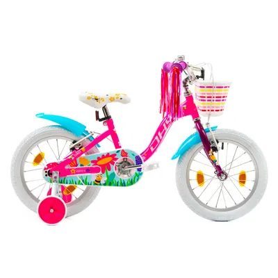 Second hand, DHS Summer Bicicletă copii 16 inch, roz - reambalată