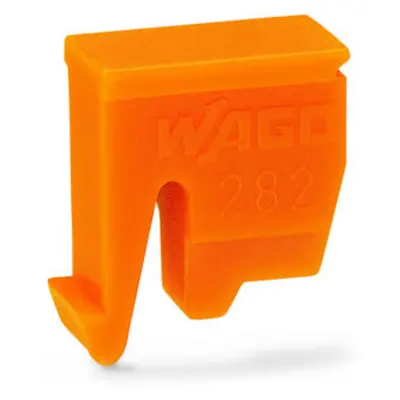 Lock-out; prevents reclosing of slide link; snap-in type; orange