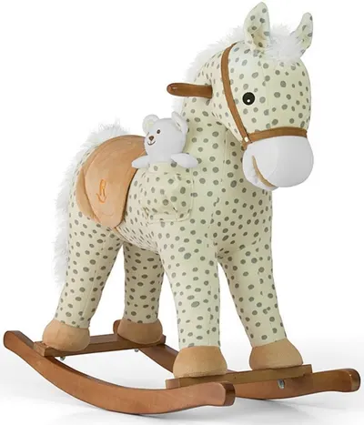 Jucarie balansoar Milly Mally - Pony, maro cu buline