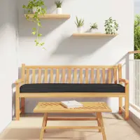 vidaXL Perna pentru palet Negru 200 x 40 x 8 cm Material Oxford