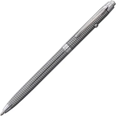 Pix Fisher Space Pen - Black Grid Design Shuttle