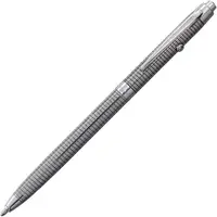Pix Fisher Space Pen - Black Grid Design Shuttle