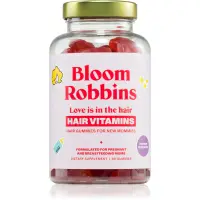 Bloom Robbins LOVE is in the HAIR Hair gummies for new mommies cuburi de mestecat pentru păr pentru femei 248 g