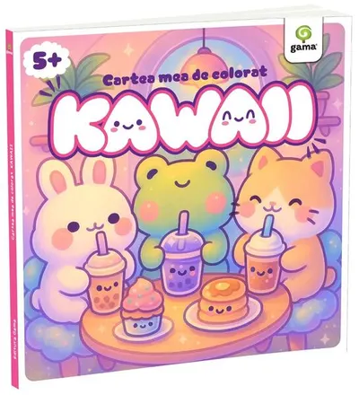 Cartea mea de colorat Kawaii - Paperback brosat