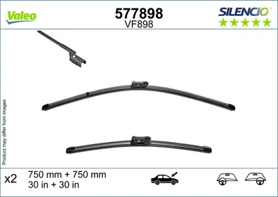 Lama stergator fata (2buc) Silencio 750mm potrivit CUPRA BORN; VW ID.3 11.19