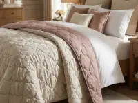 Pilota Duo Comfort Latte 180 200, Somnart, matlasata, umplutura medie-groasa 300 gr mp, pentru primavara - toamna