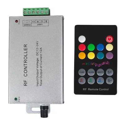 Controller Rf Muzical Benzi Led Rgb , 12a, 12-24v Dc, 144w