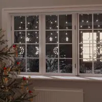 Gossi lumini luna si stele, 138 led-uri, alb rece, cu telecomanda