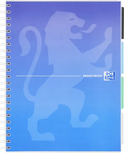 Caiet cu spira A4, 80file, Oxford Project Book, matematica