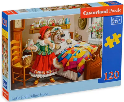 Puzzle Castorland din 120 de piese - Little Red Riding Hood