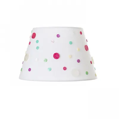 DELISA 25/16 shade alb buttons max. 28W