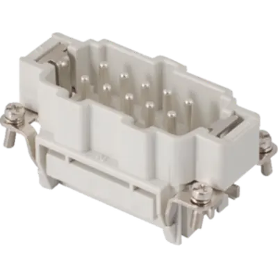 Conector Tata - 57X27 - 10P + E 16A 500V / 6kV / 3 - SPRING TERMINAL - GRI