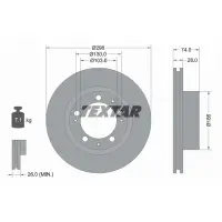 Disc frana TEXTAR 92052300