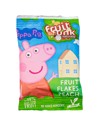 Fulgi din fructe cu piersici Peppa Pig, 16g, Fruit Funk