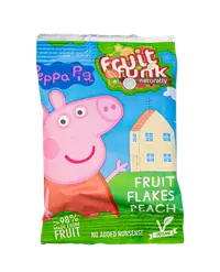 Fulgi din fructe cu piersici Peppa Pig, 16g, Fruit Funk