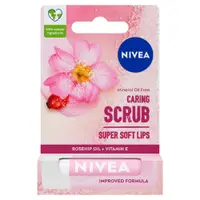 Nivea Exfoliant pentru buze Rosehip, 5.5 ml