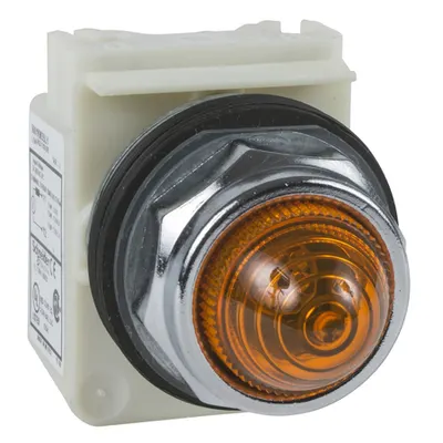 Lampa Octog. Ø 30 -Portoc. -Led Lum. Ridicata Ba 9S - 48 V C.A./C.C. -Ip66