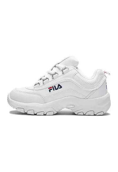 Pantofi sport masivi din piele ecologica Strada - Rosu/Alb/Bleumarin
