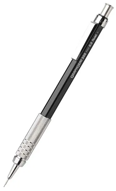 Creion automat Pentel - Graphgear 520, 0.5 mm, negru