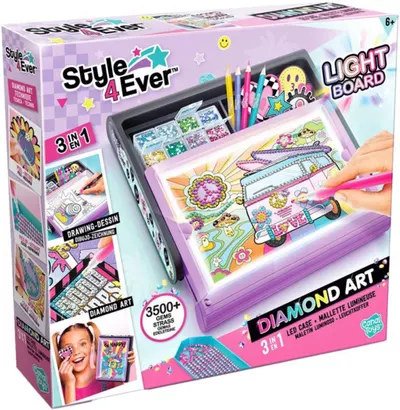 Set creativ 3 în 1 Canal Toys - Diamond Art