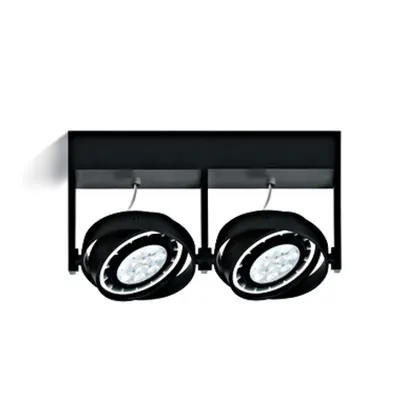 Jabba ceiling luminaire 2x75W GU10 R111 100-240V IP20 negru