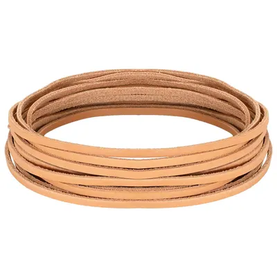 vidaXL Curea Din Piele 1 Maro deschis 200 x 0,3 cm Piele