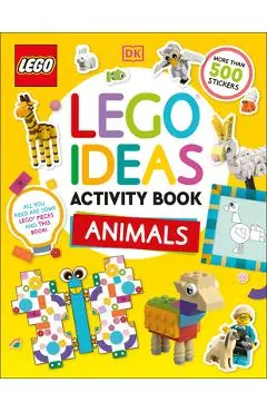 Lego Ideas Activity Book Animals: Packed with Lego Building and Sticker Activities and Fun Facts. with 500+ Stickers!
