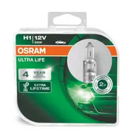 Set 2 Becuri 12V H1 55 W Ultra Life Osram