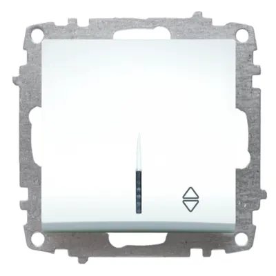 Zena Alb Mecanism Intrerupator Cap Scara LED ST