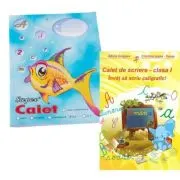 Pachet Caiet tip 1 Pestisor A5, 32 file, Casa Tipografica si Invat sa scriu caligrafic! Caiet de scriere clasa 1