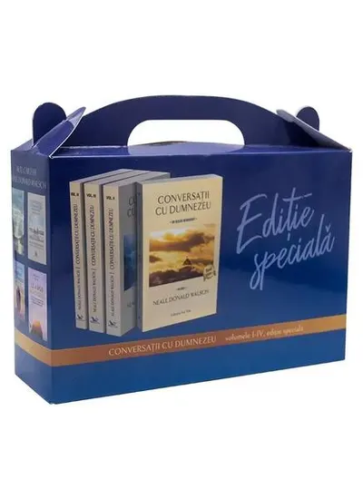 Conversații cu Dumnezeu, set 4 volume. Ediție specială - Paperback brosat - Neale Donald Walsch