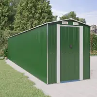 Gossi sopron de gradina, verde, 192x938x223 cm, otel zincat