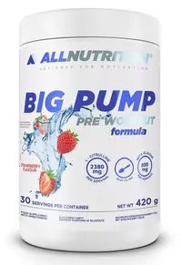 Big Pump Pre-Workout, căpșuni, 420 g, AllNutrition