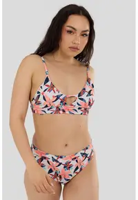 Sutien bralette de baie cu bureti detasabili Sahara - Multicolor