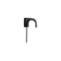 CELO Cable clip Plastigrap - negru RN-10