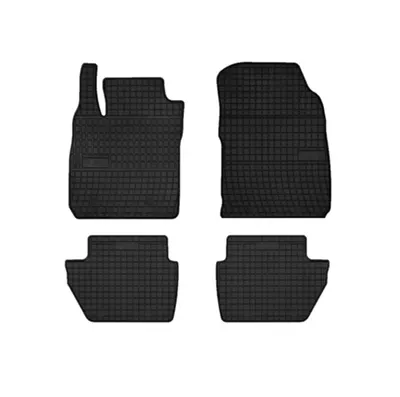 Set covorase auto din cauciuc Ford EcoSport 2017- prezent, presuri FROGUM, Negru