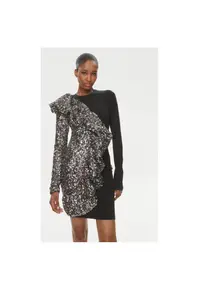 Rochie dama Viscoza/Poliamida - Negru - Negru