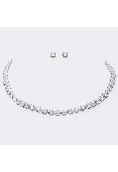 Set Tennis Ema Auriu Colier+Cercei