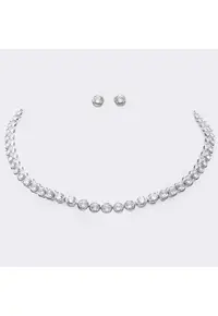 Set Tennis Ema Auriu Colier+Cercei