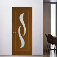 Usa de interior din lemn Modern cu geam OP-016 2000/600 Stejar inchis