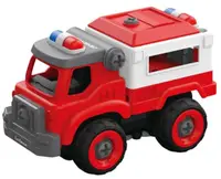 Constructor 3 în 1 Lexibook Crosslander - Fireman, cu RC
