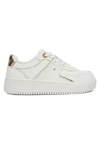 Pantofi sport copii - piele naturala - alb